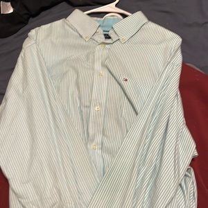 Blue button up dress shirt Tommy Hilfiger